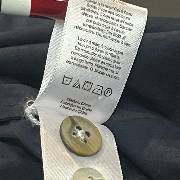 Lunya Airy Cotton long sleeve sleep shirt Large - Picture 5 of 8